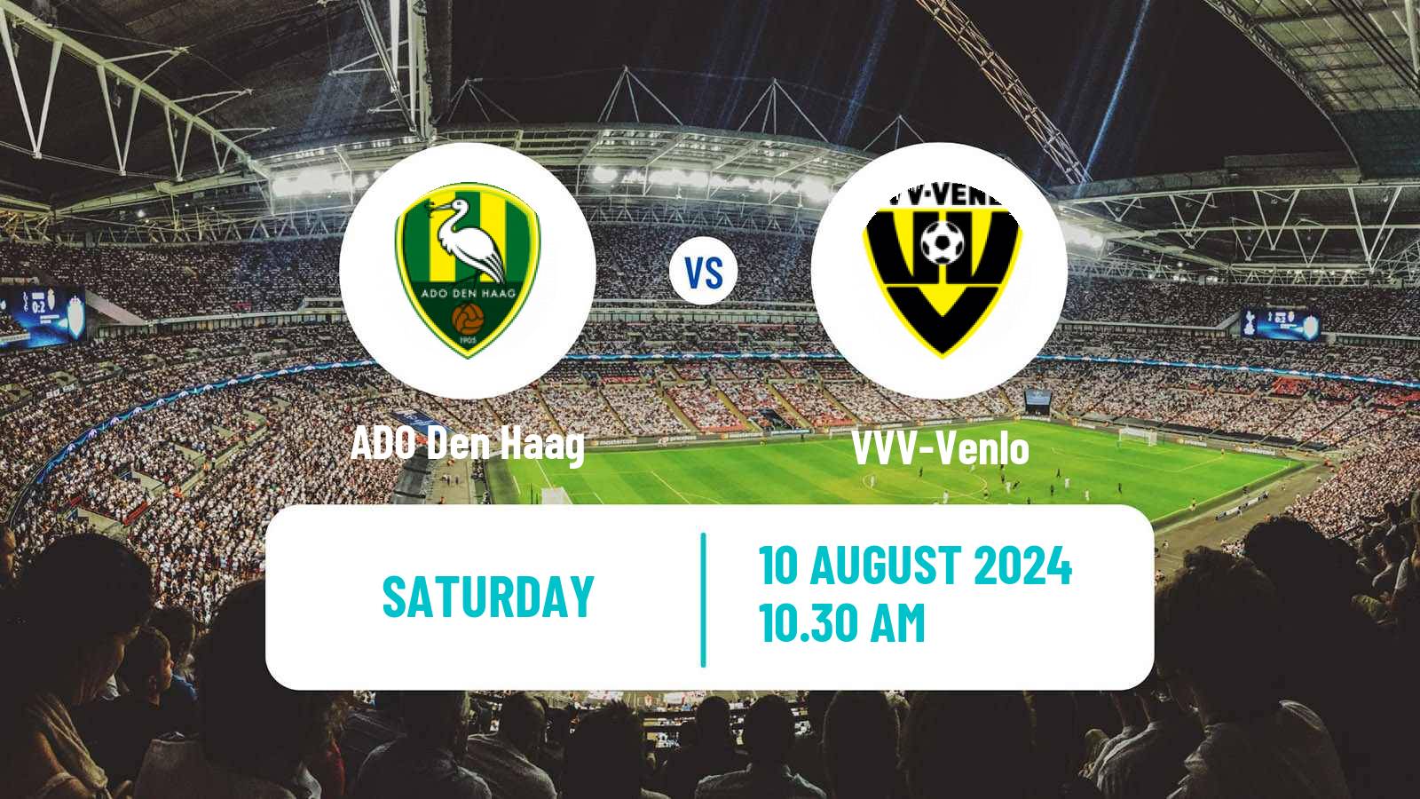 Soccer Dutch Eerste Divisie ADO Den Haag - VVV-Venlo