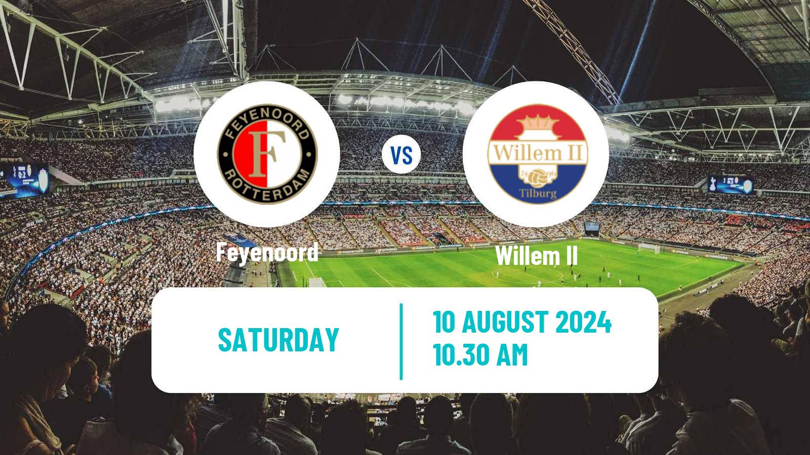 Soccer Dutch Eredivisie Feyenoord - Willem II