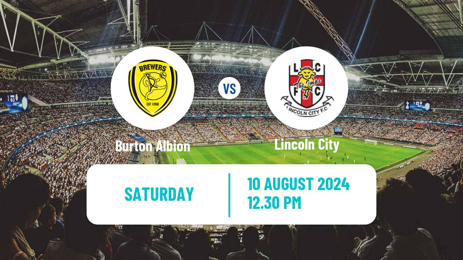 Soccer English League One Burton Albion - Lincoln City