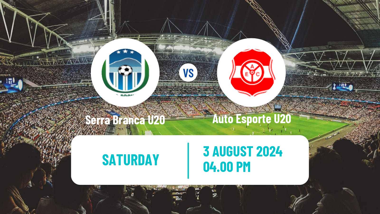 Soccer Brazilian Paraibano U20 Serra Branca U20 - Auto Esporte U20