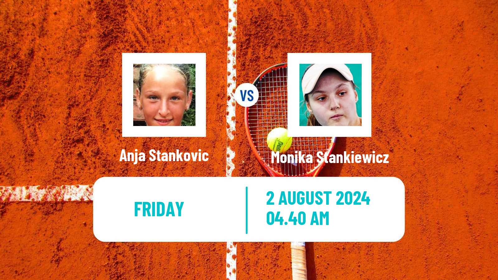 Tennis ITF W15 Kursumlijska Banja 14 Women Anja Stankovic - Monika Stankiewicz