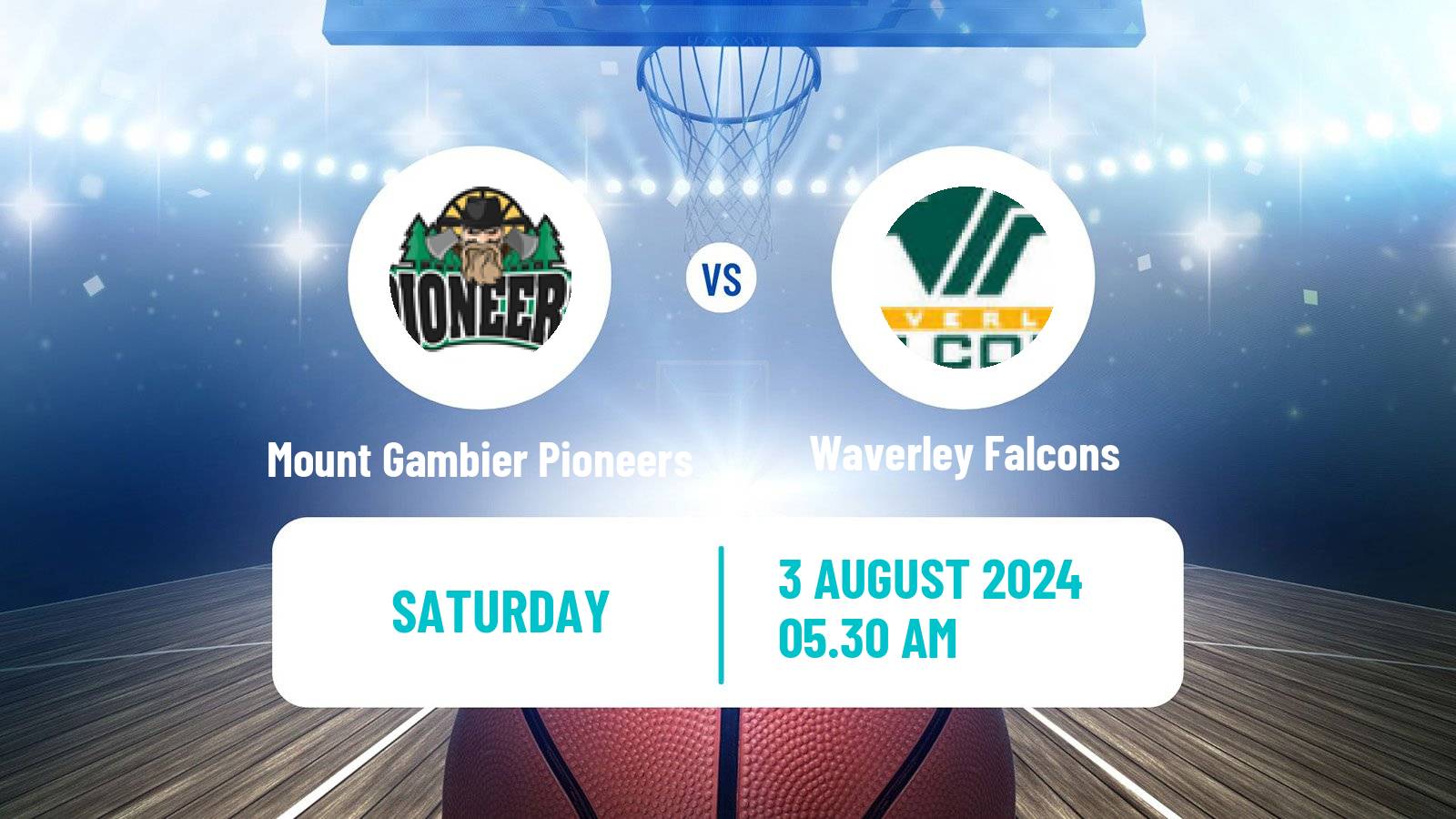 Basketball Australian NBL1 South Women Mount Gambier Pioneers - Waverley Falcons