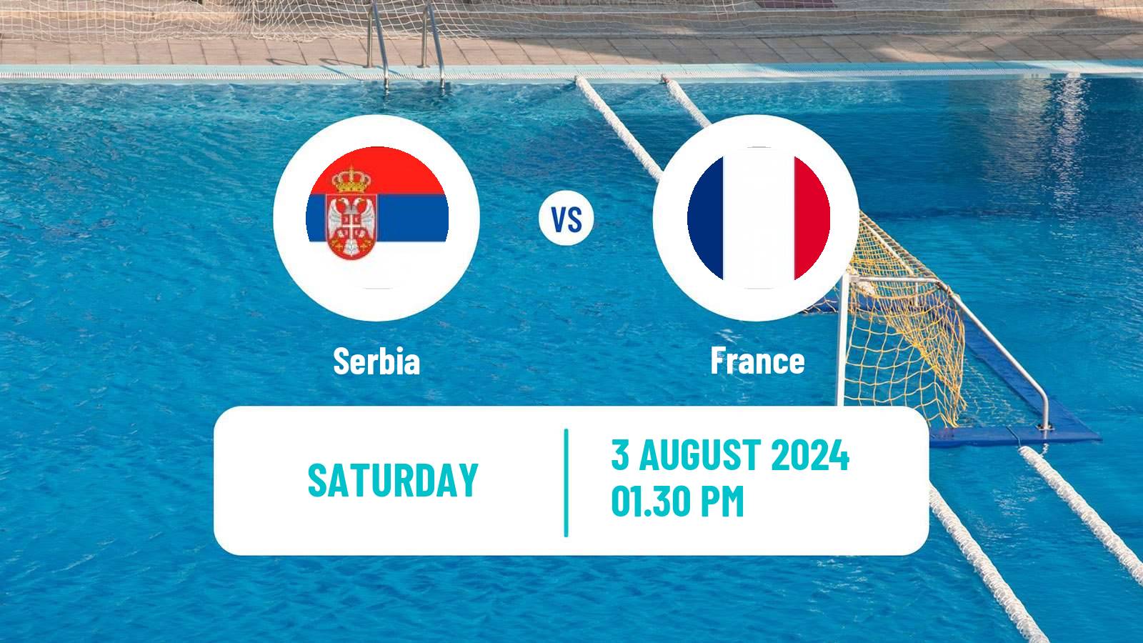 Water polo Olympic Games - Water polo Serbia - France