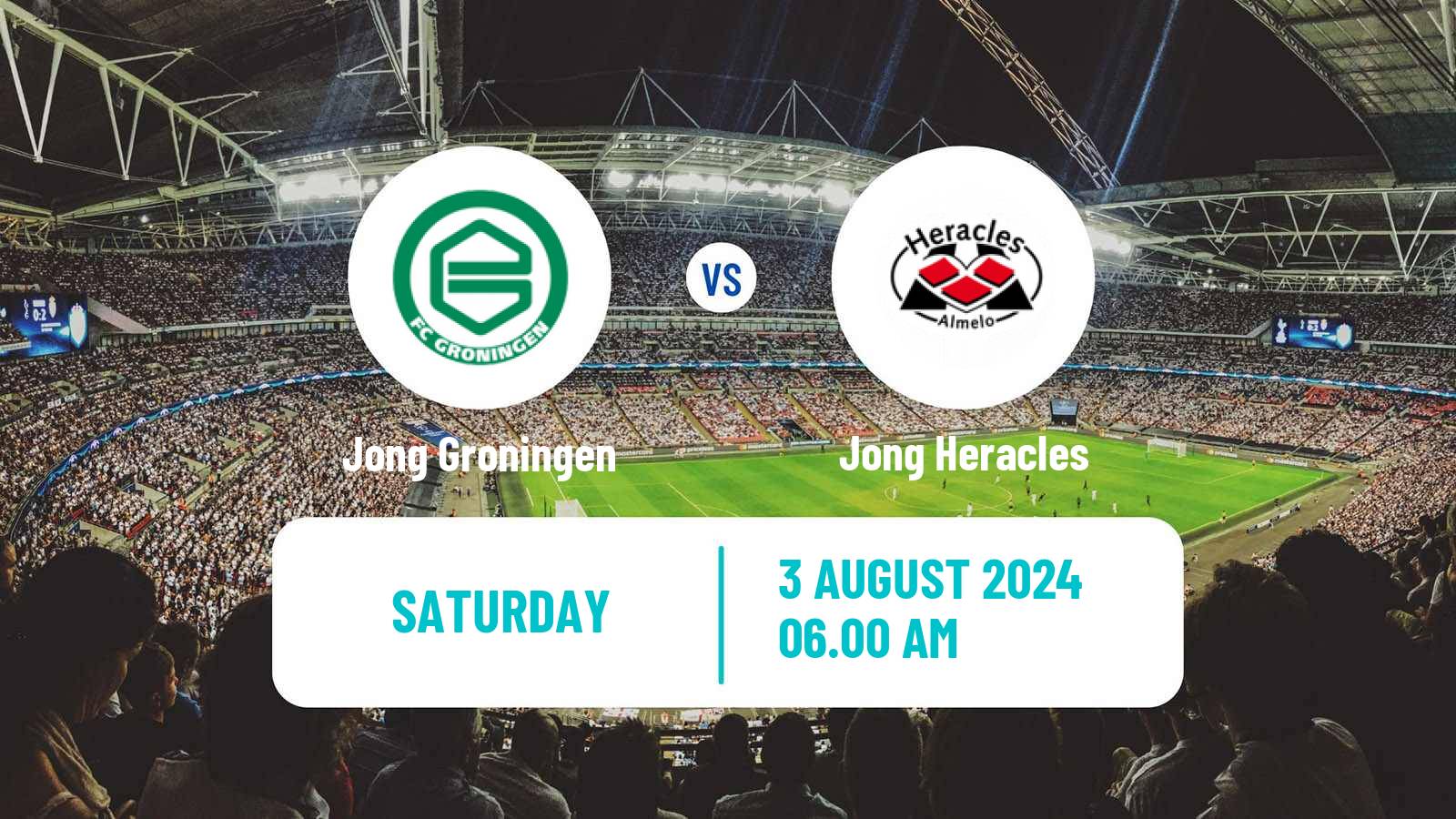 Soccer Club Friendly Jong Groningen - Jong Heracles