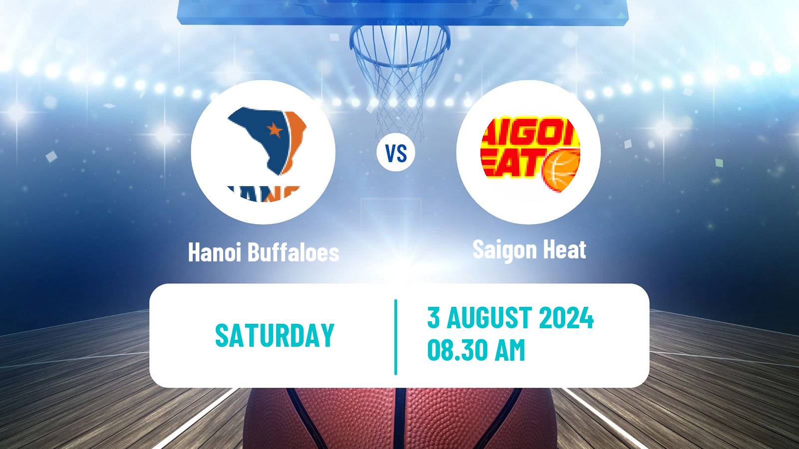 Basketball Vietnamese VBA Hanoi Buffaloes - Saigon Heat