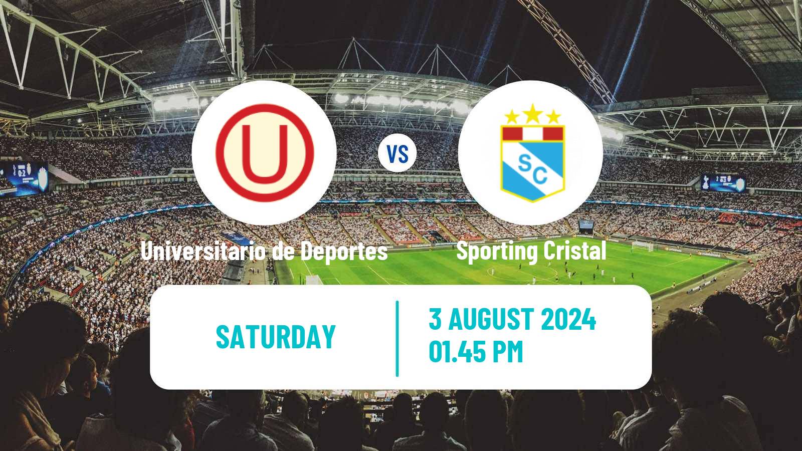 Soccer Peruvian Liga Women Universitario de Deportes - Sporting Cristal