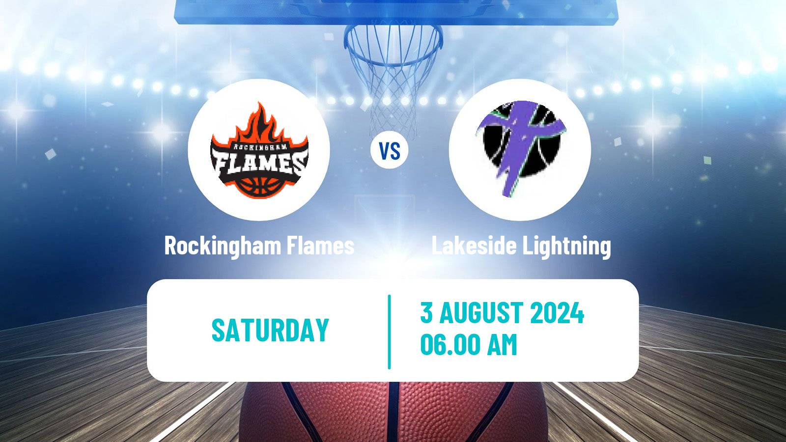 Basketball Australian NBL1 West Women Rockingham Flames - Lakeside Lightning