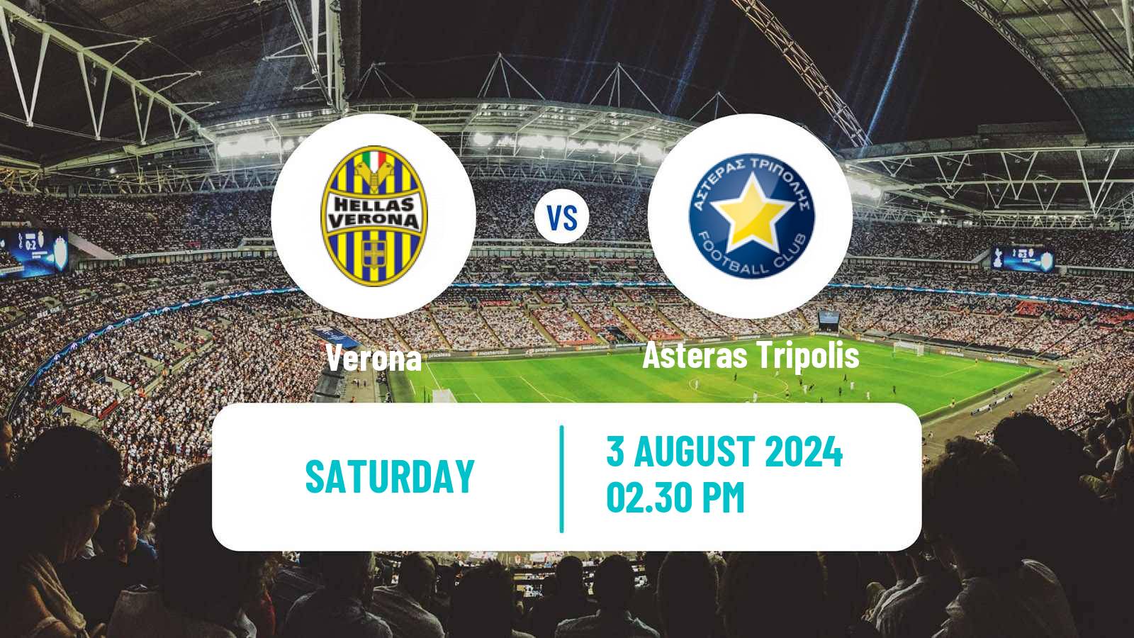 Soccer Club Friendly Verona - Asteras Tripolis