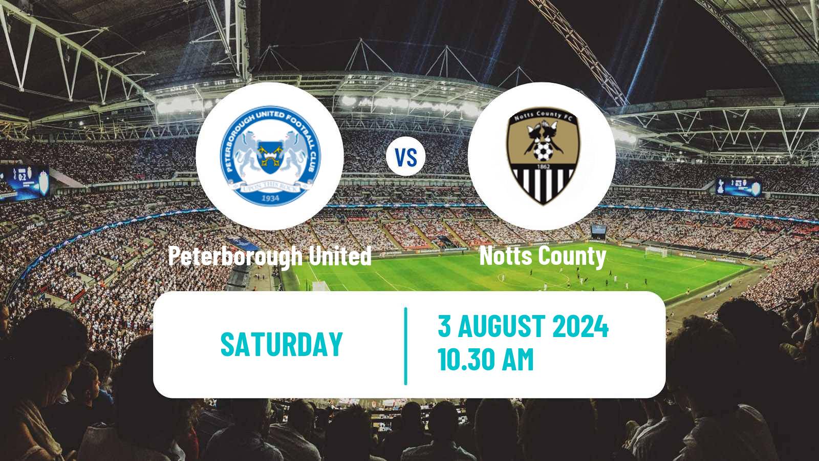 Soccer Club Friendly Peterborough United - Notts County