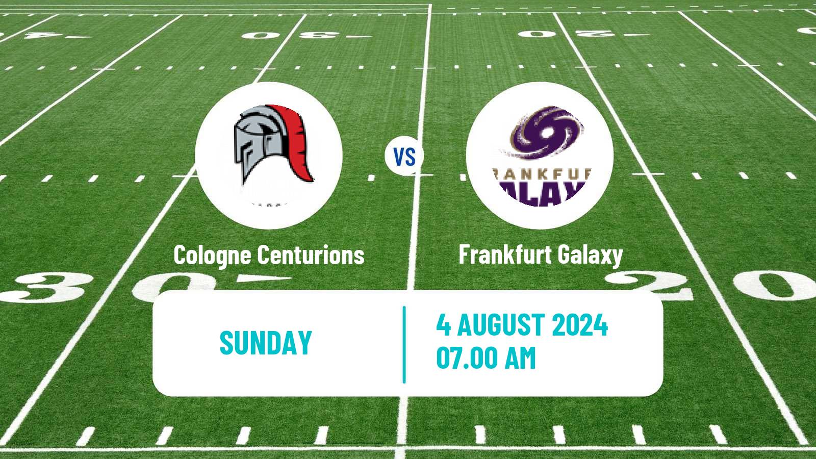 American football European League of American Football Cologne Centurions - Frankfurt Galaxy