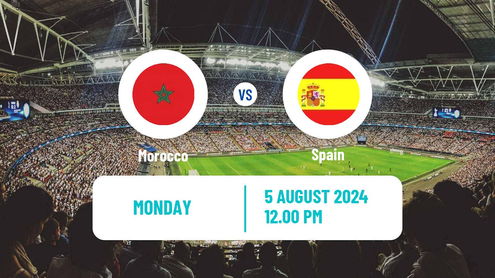 Soccer Olympic Games - Football Morocco - Spain