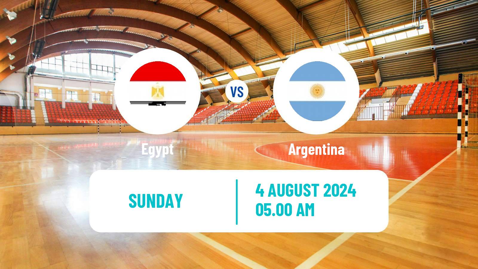 Handball Olympic Games - Handball Egypt - Argentina