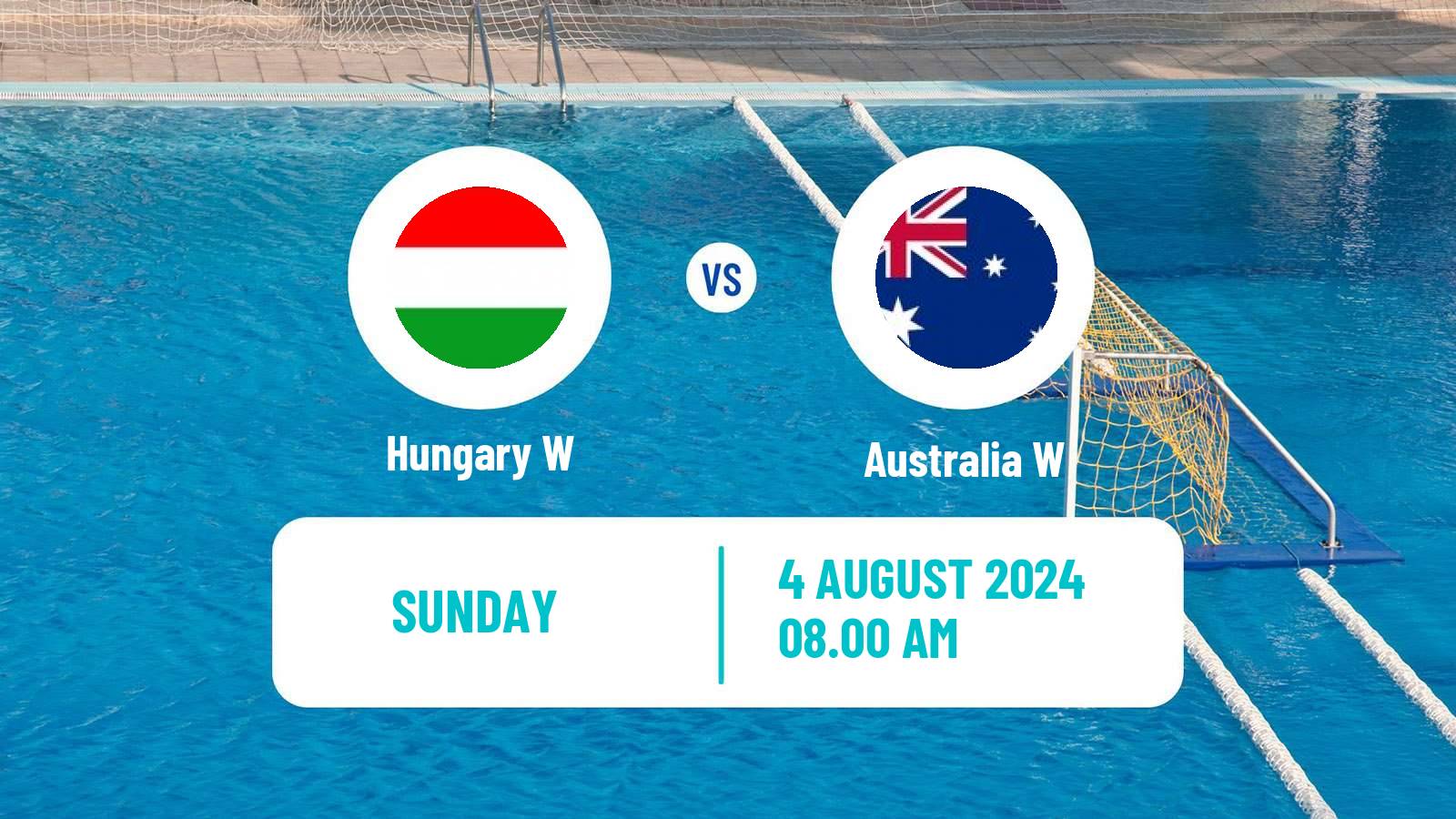 Water polo Olympic Games - Water polo Women Hungary W - Australia W