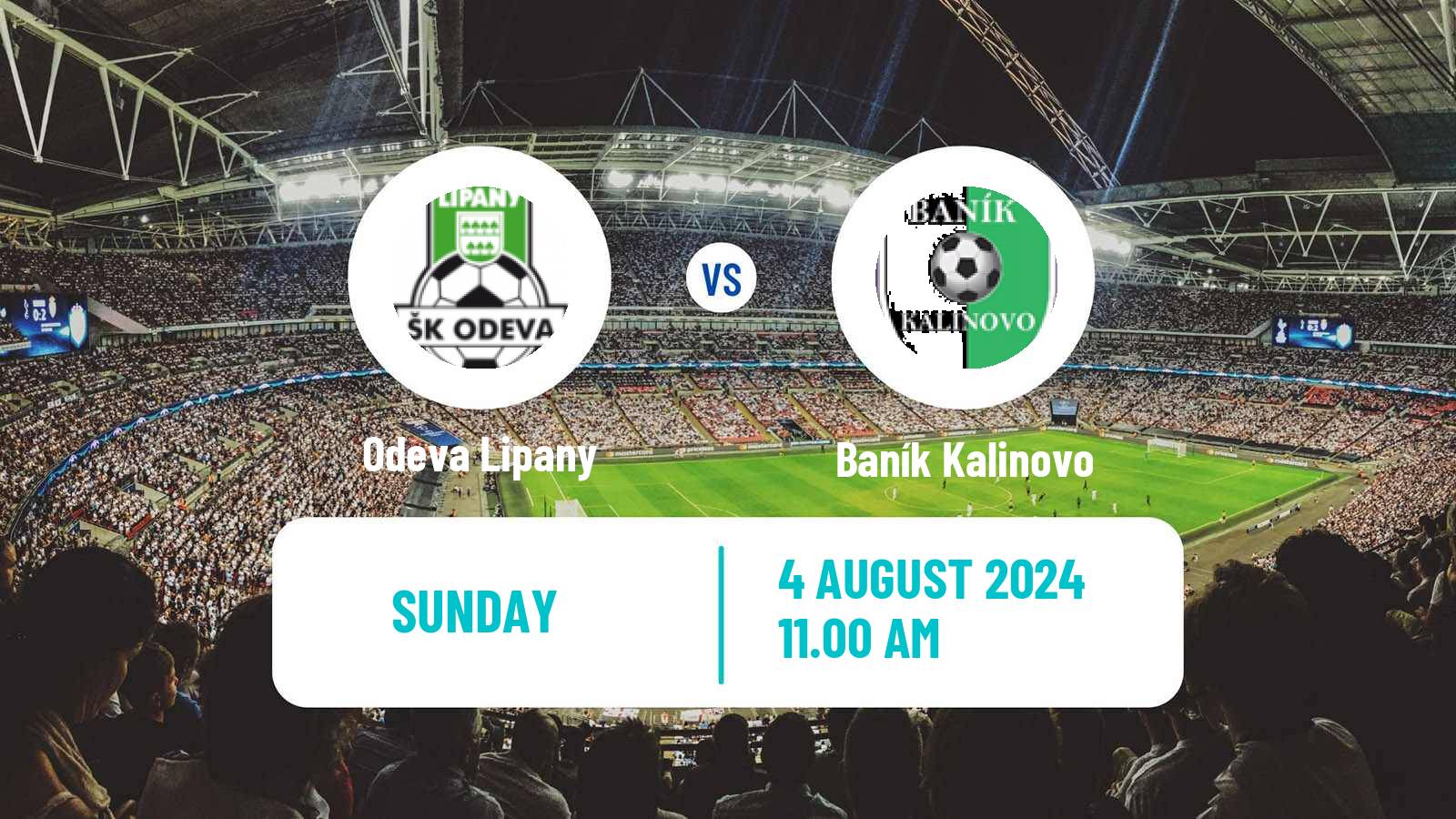 Soccer Slovak 3 Liga East Odeva Lipany - Baník Kalinovo