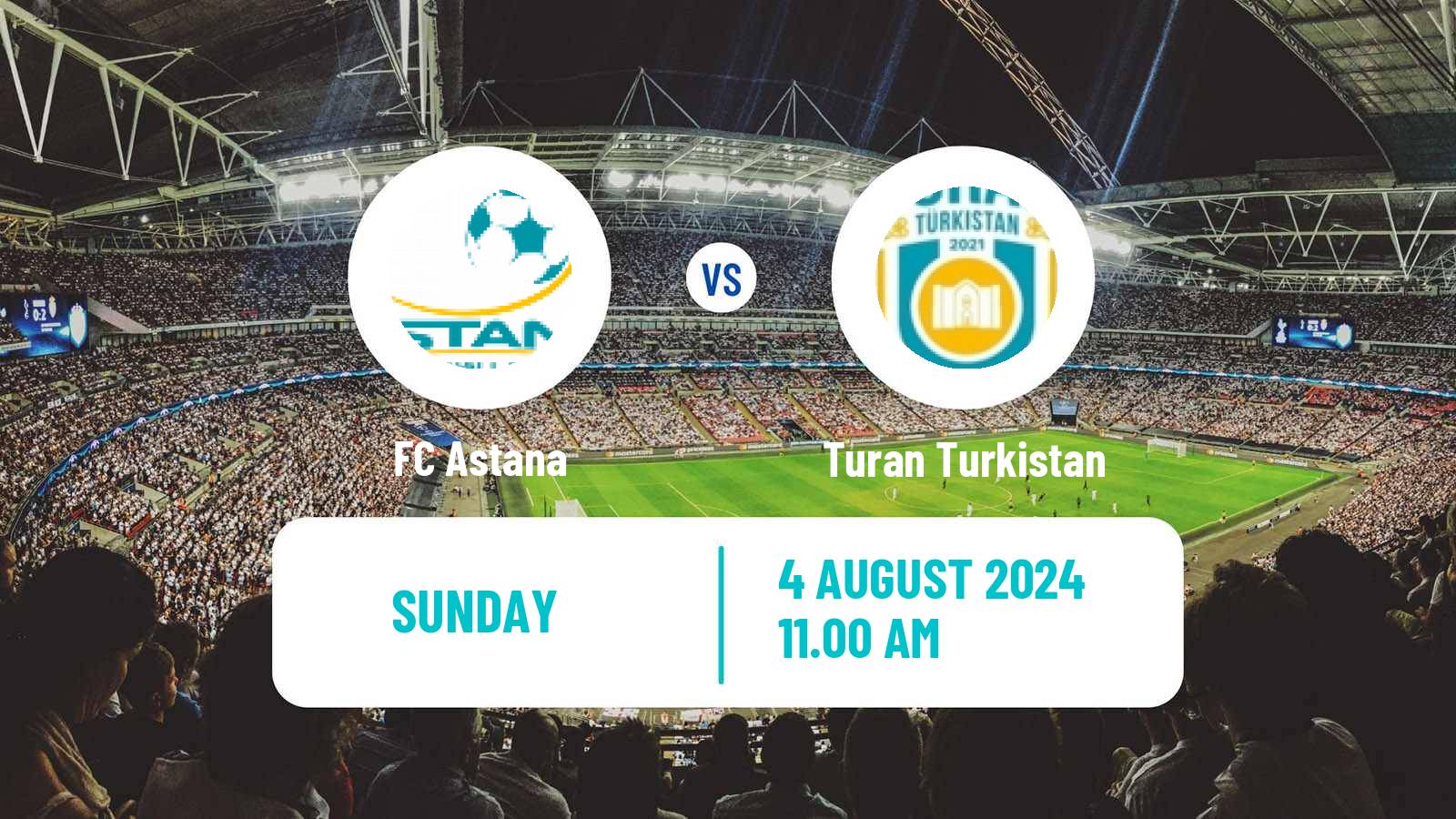 Soccer Kazakh Premier League Astana - Turan Turkistan