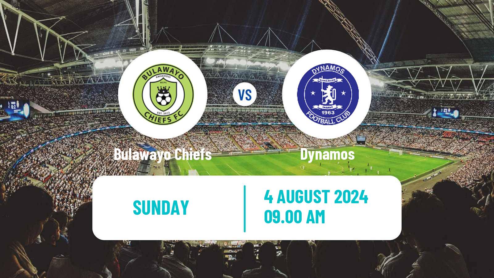 Soccer Zimbabwe Premier League Bulawayo Chiefs - Dynamos