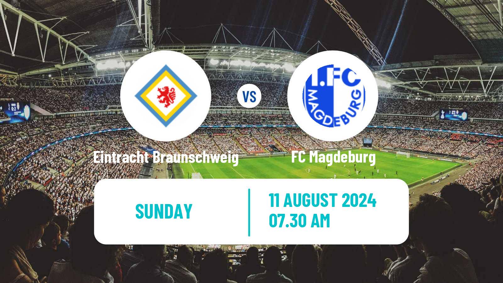 Soccer German 2 Bundesliga Eintracht Braunschweig - Magdeburg