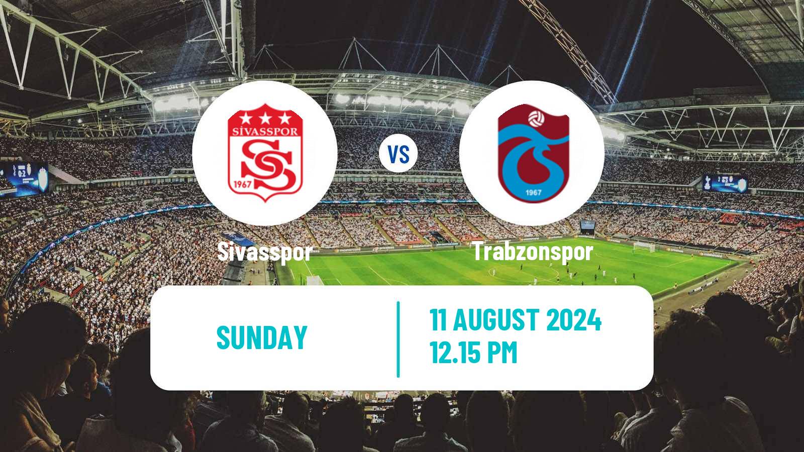 Soccer Turkish Super League Sivasspor - Trabzonspor