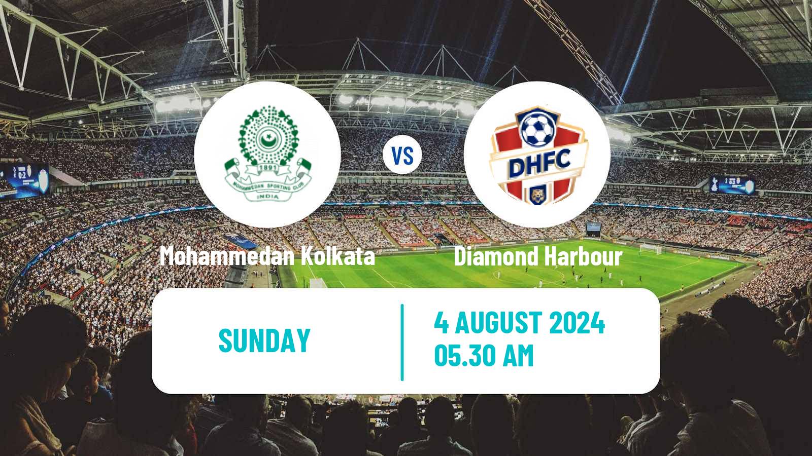 Soccer Calcutta Premier Division Mohammedan Kolkata - Diamond Harbour