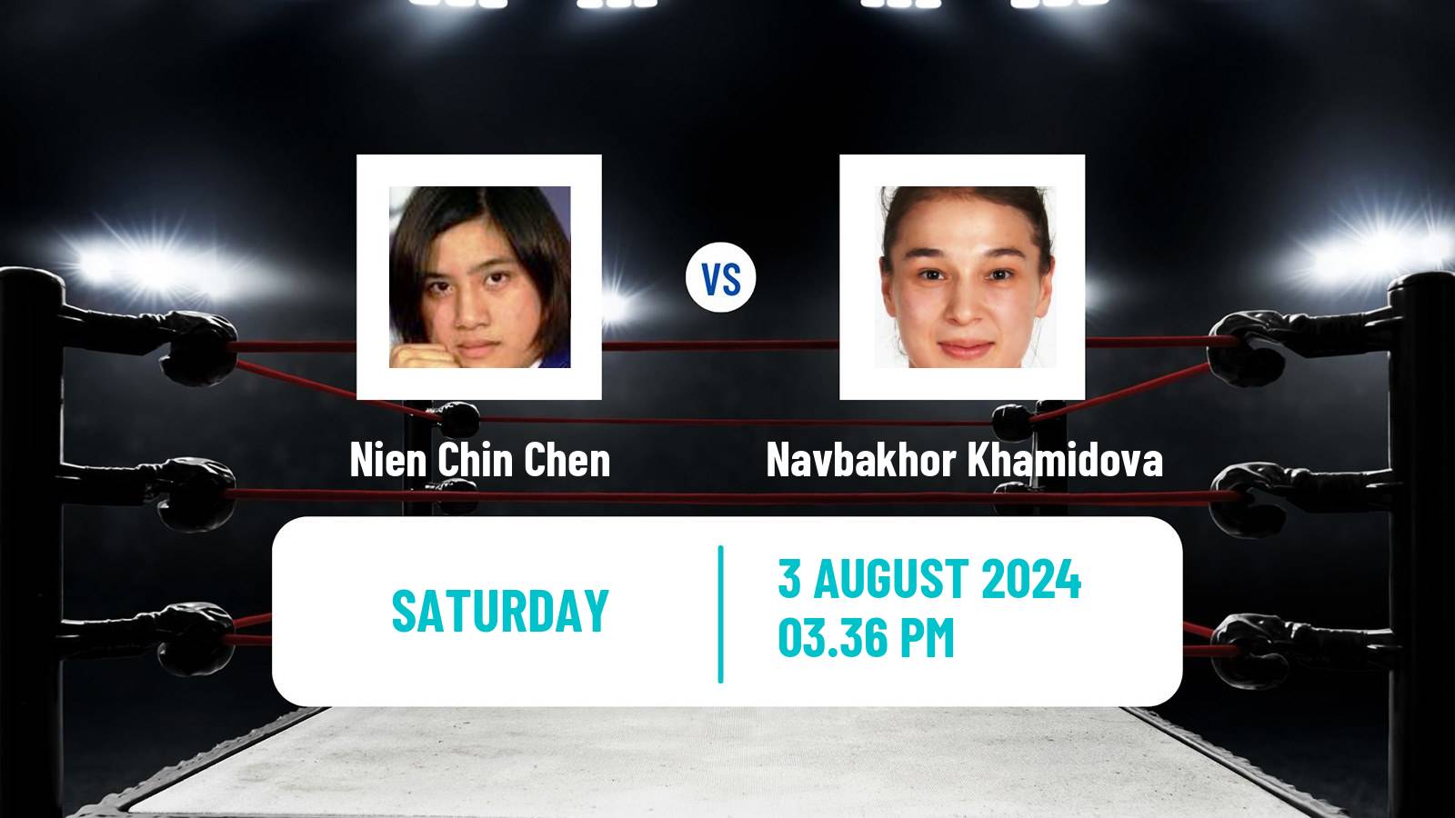 Boxing Welterweight Olympic Games Women Nien Chin Chen - Navbakhor Khamidova