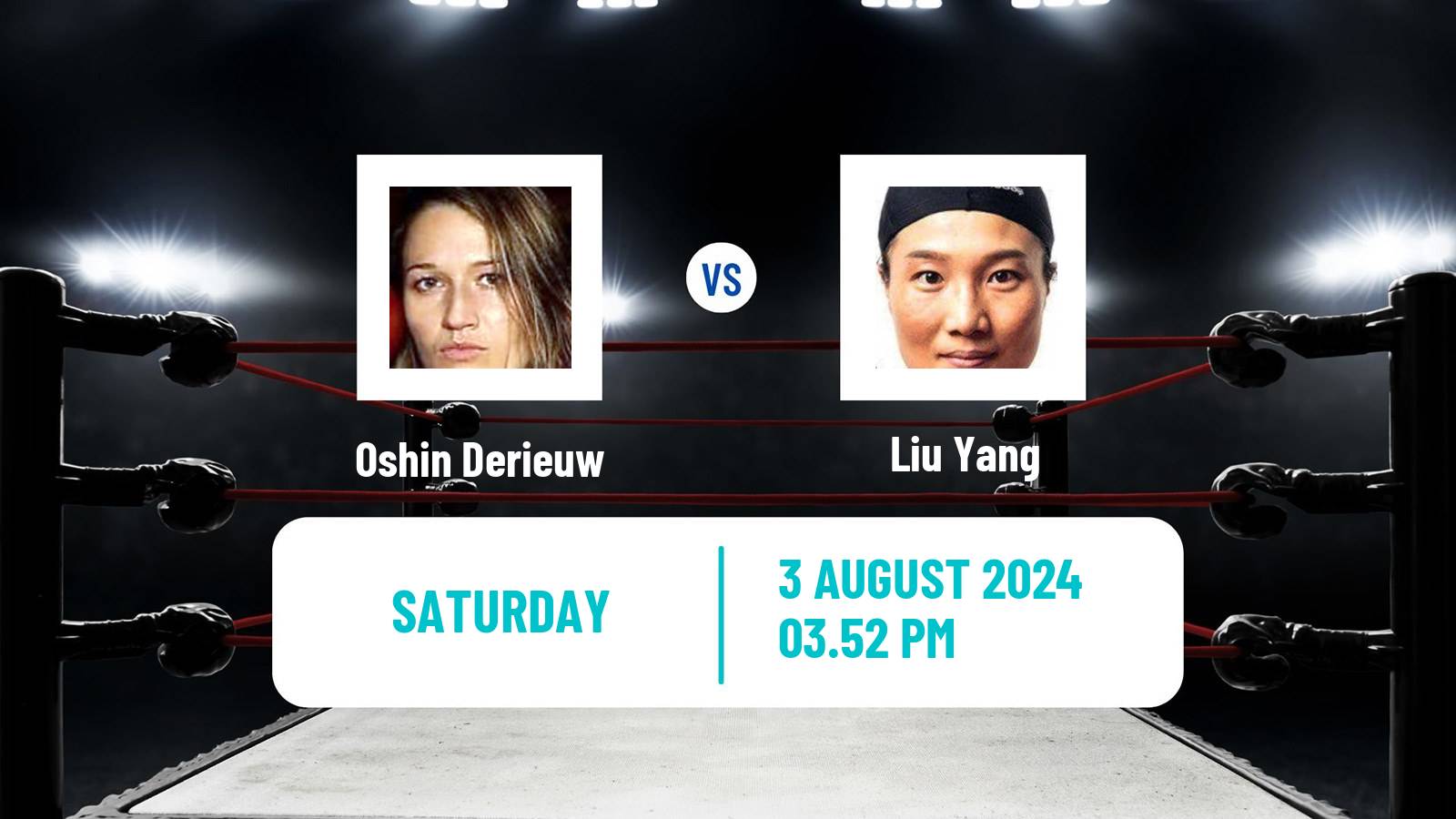 Boxing Welterweight Olympic Games Women Oshin Derieuw - Liu Yang