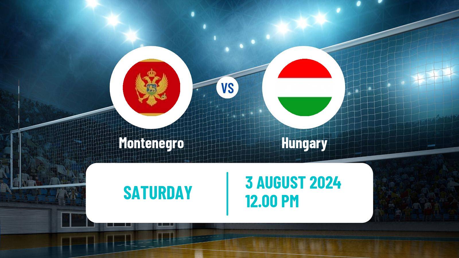 Volleyball Friendly International Volleyball Montenegro - Hungary