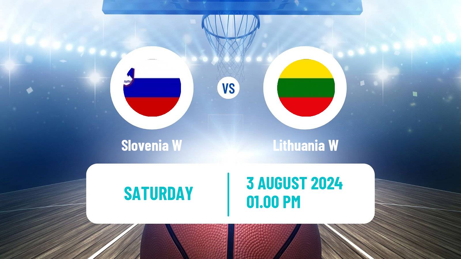 Basketball Friendly International Basketball Women Slovenia W - Lithuania W