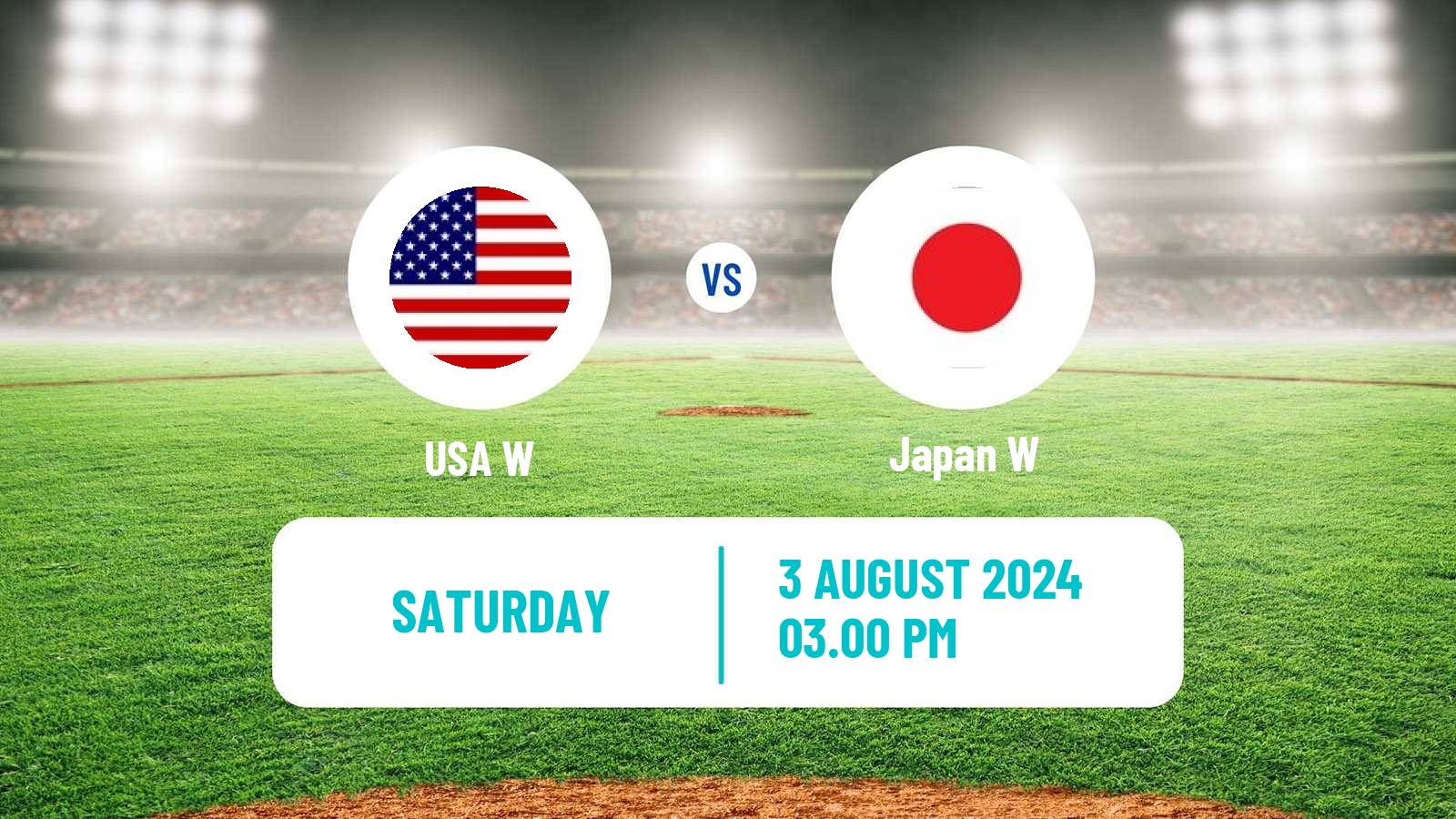 Baseball World Cup Baseball Women USA W - Japan W