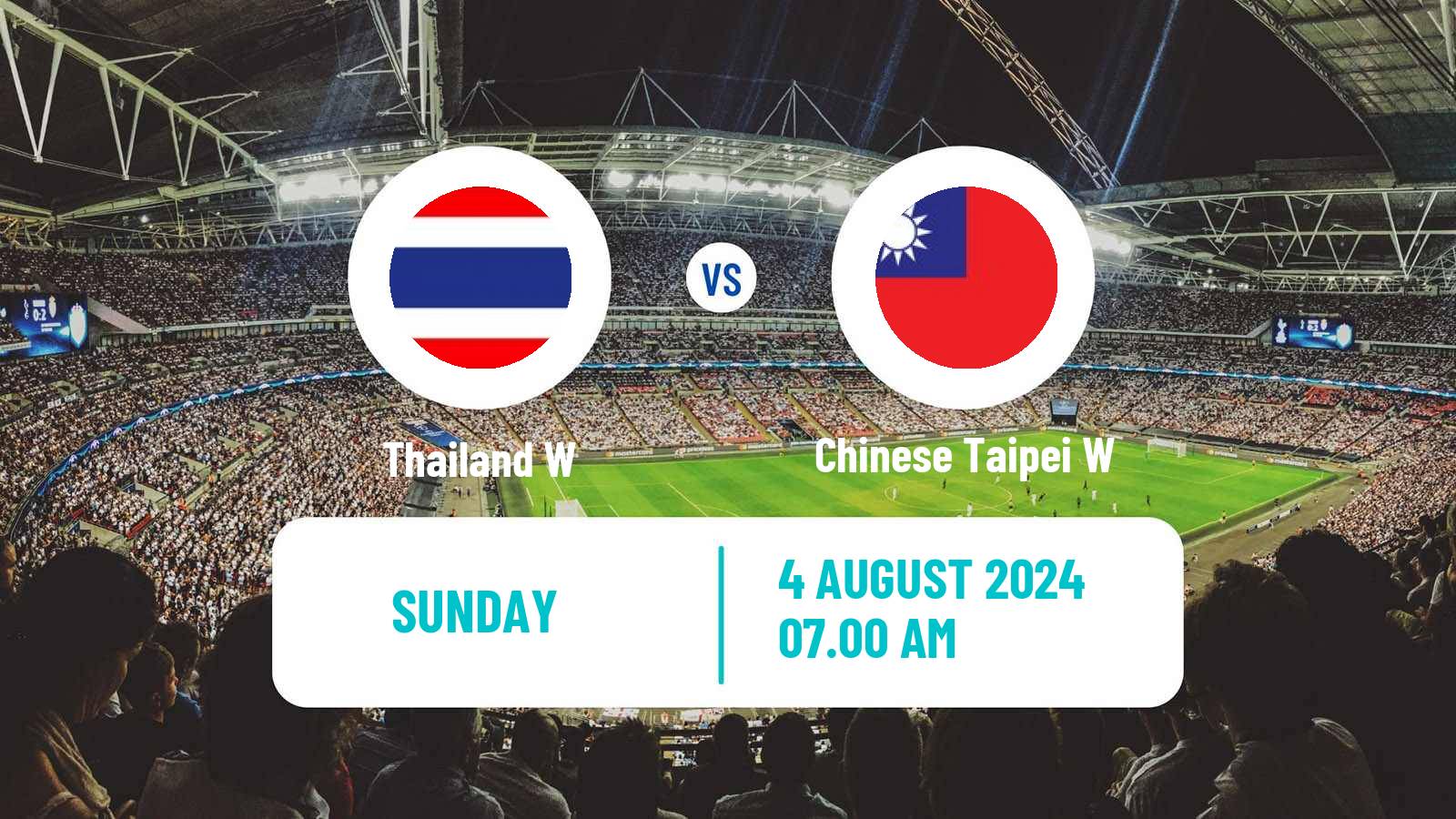 Soccer Friendly International Women Thailand W - Chinese Taipei W