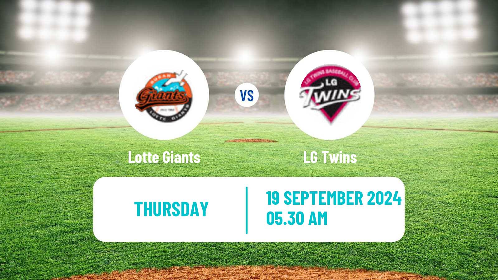 Baseball KBO Lotte Giants - LG Twins