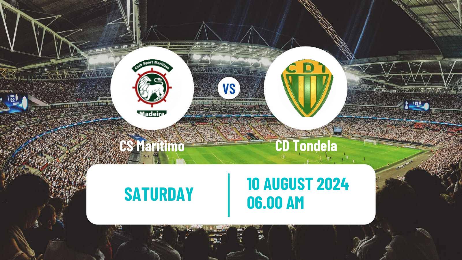 Soccer Portuguese Liga 2 Marítimo - Tondela