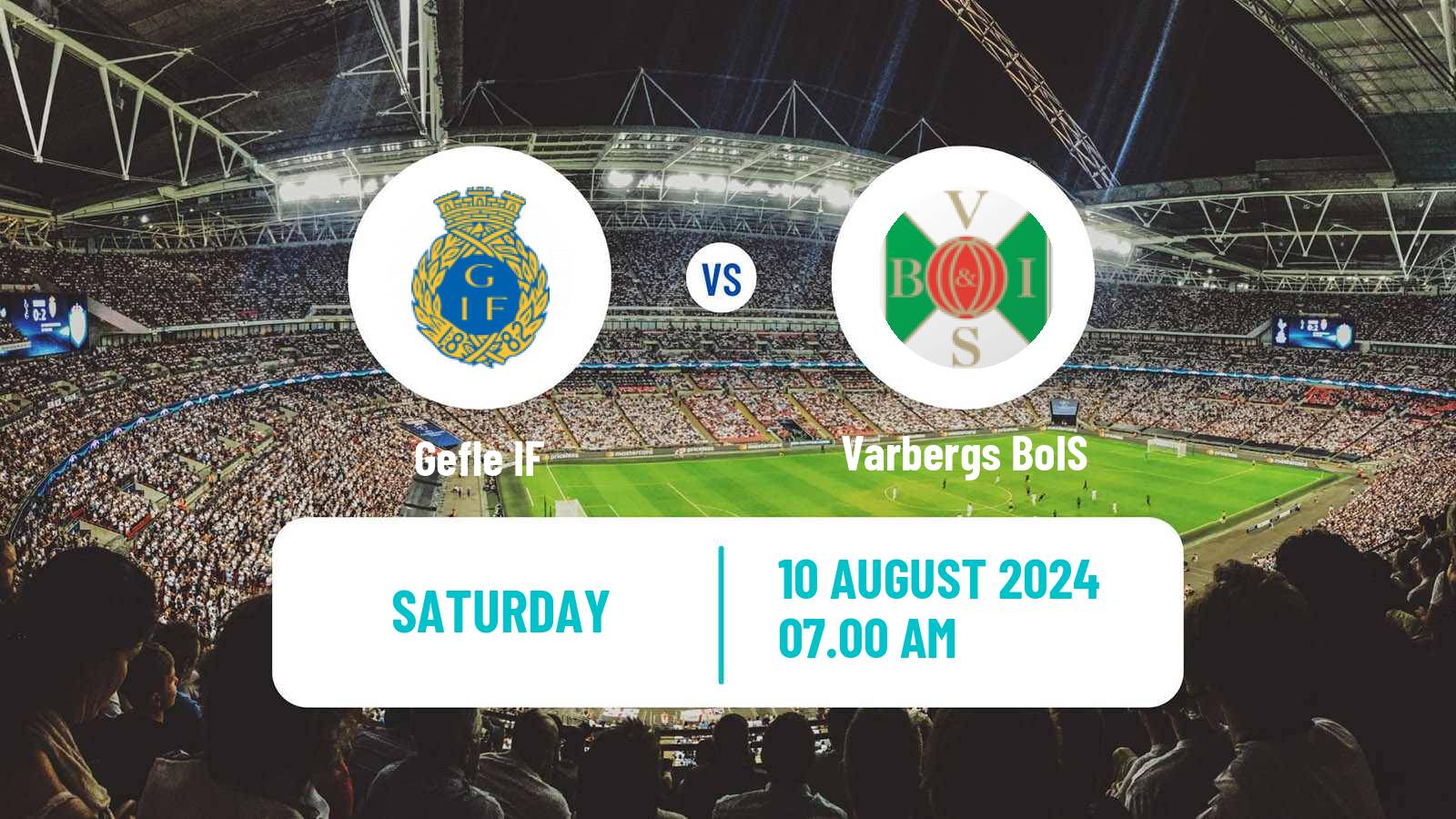 Soccer Swedish Superettan Gefle - Varbergs BoIS