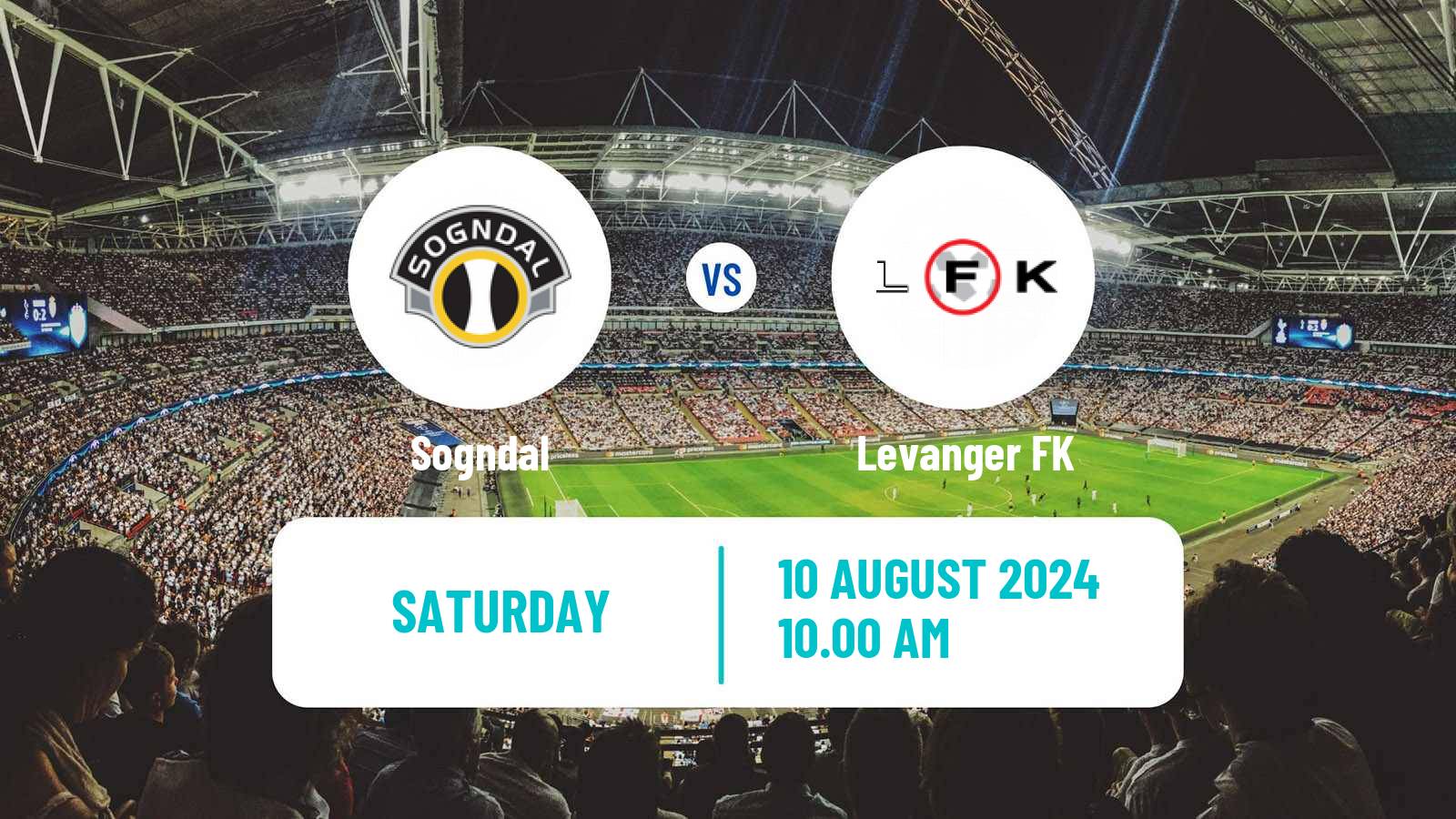 Soccer Norwegian Adeccoligaen Sogndal - Levanger