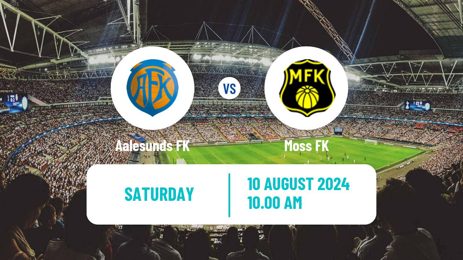 Soccer Norwegian Adeccoligaen Aalesunds - Moss