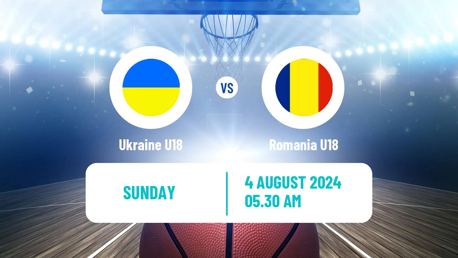 Basketball EuroBasket U18 B Ukraine U18 - Romania U18