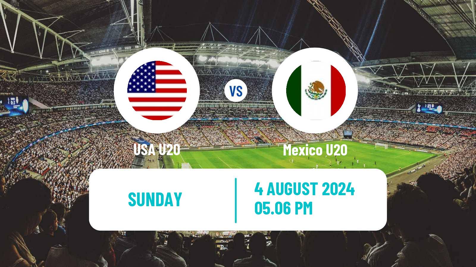 Soccer CONCACAF Championship U20 USA U20 - Mexico U20