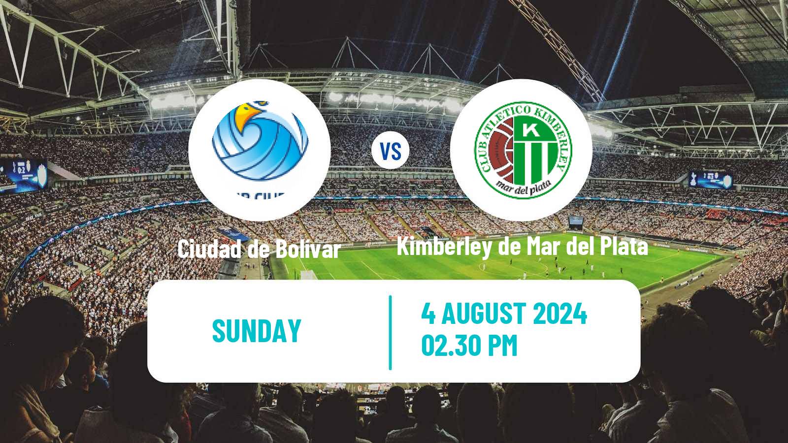 Soccer Argentinian Torneo Federal Ciudad de Bolívar - Kimberley de Mar del Plata