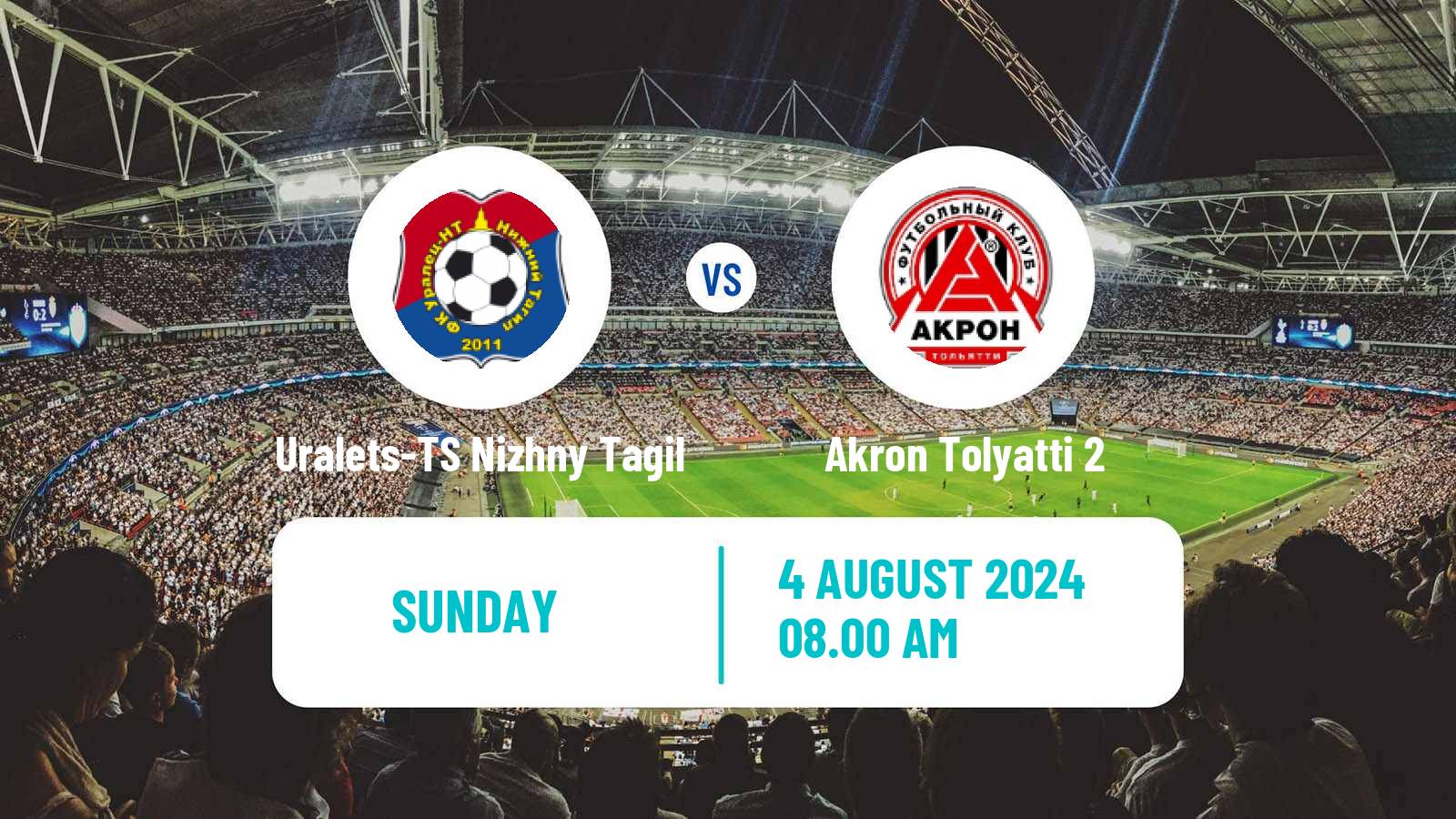 Soccer  FNL 2 Division B Group 4 Uralets-TS Nizhny Tagil - Akron Tolyatti 2