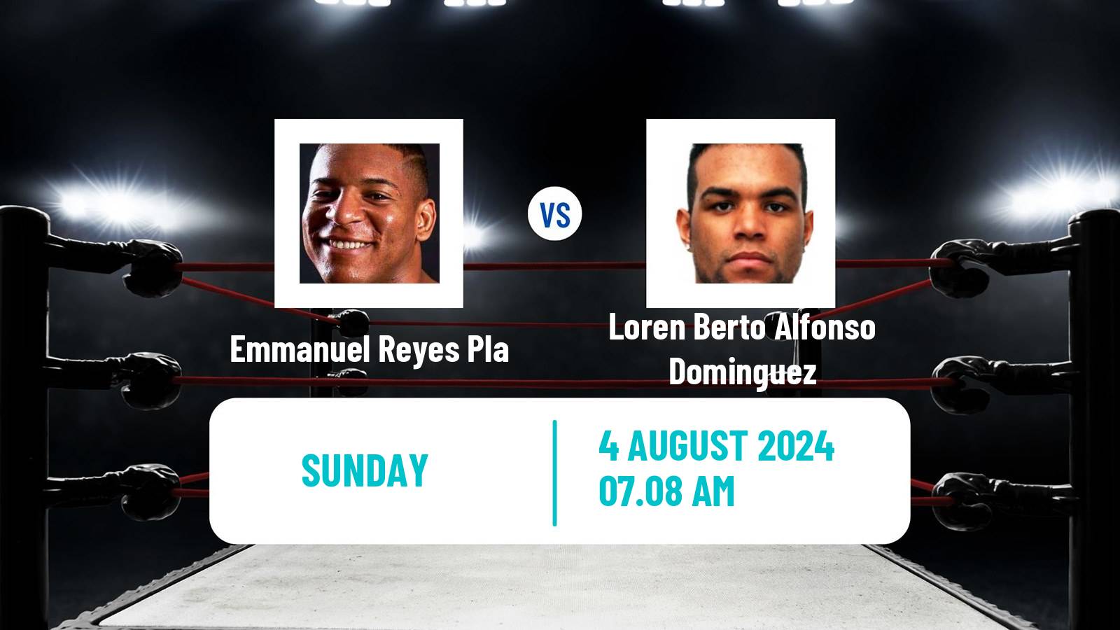 Boxing Heavyweight Olympic Games Men Emmanuel Reyes Pla - Loren Berto Alfonso Dominguez