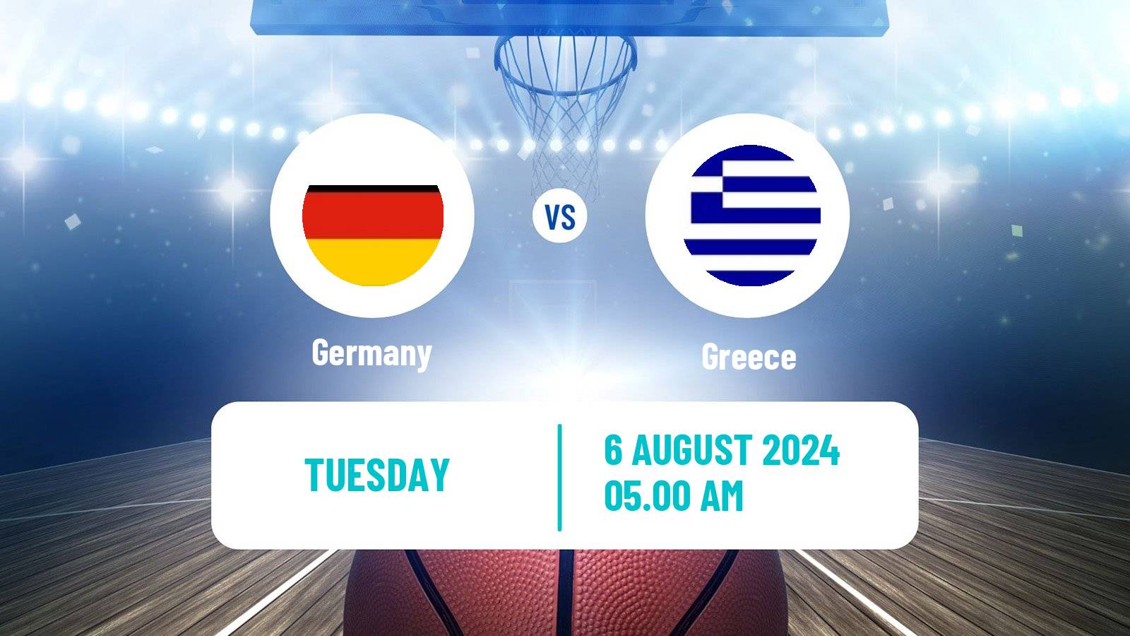 Basketball Olympic Games - Basketball Germany - Greece