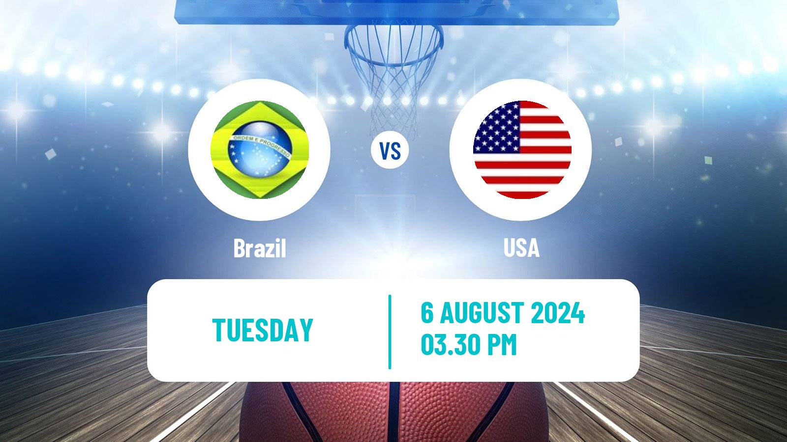 Basketball Olympic Games - Basketball Brazil - USA