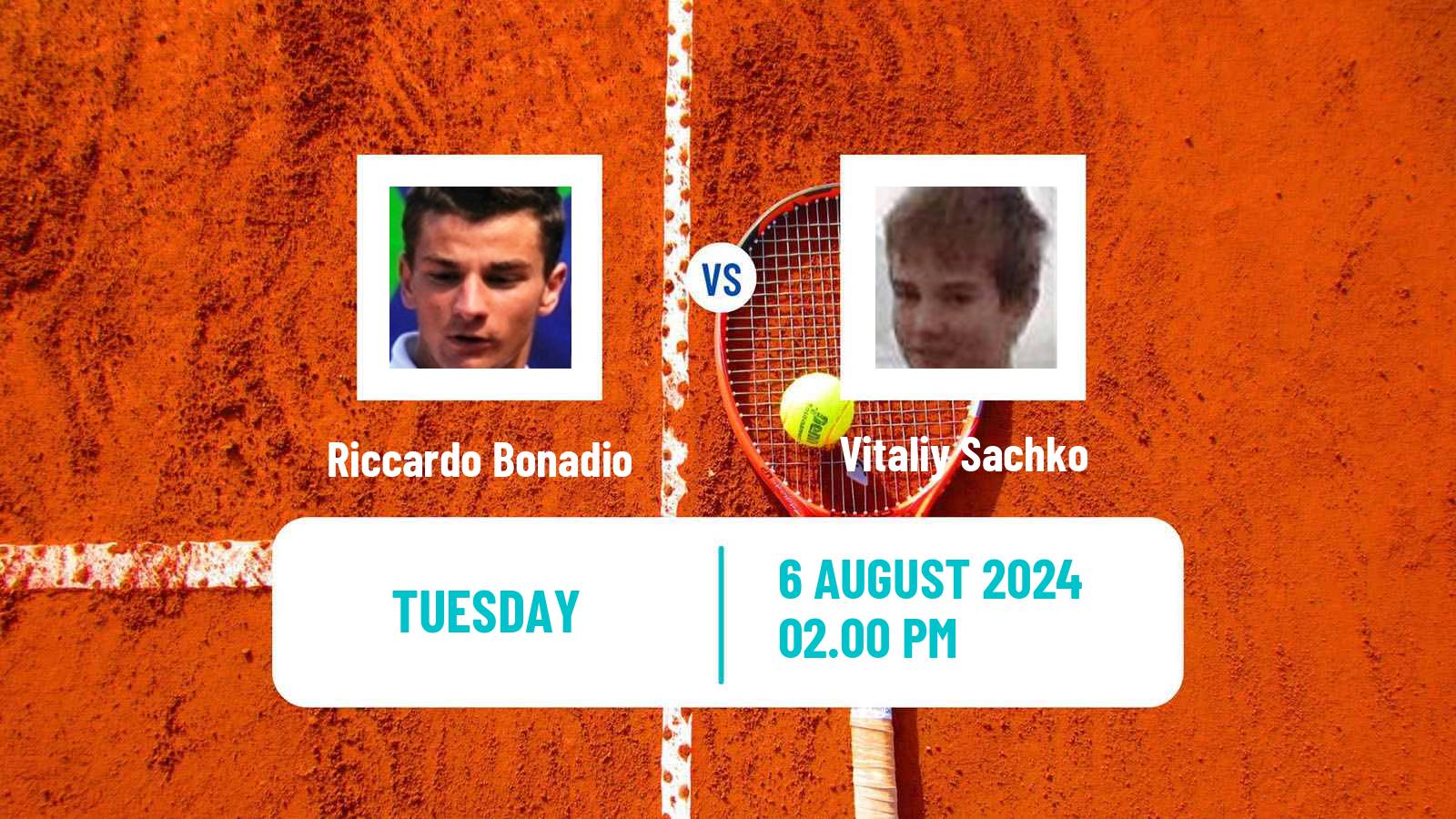 Tennis Cordenons Challenger Men Riccardo Bonadio - Vitaliy Sachko