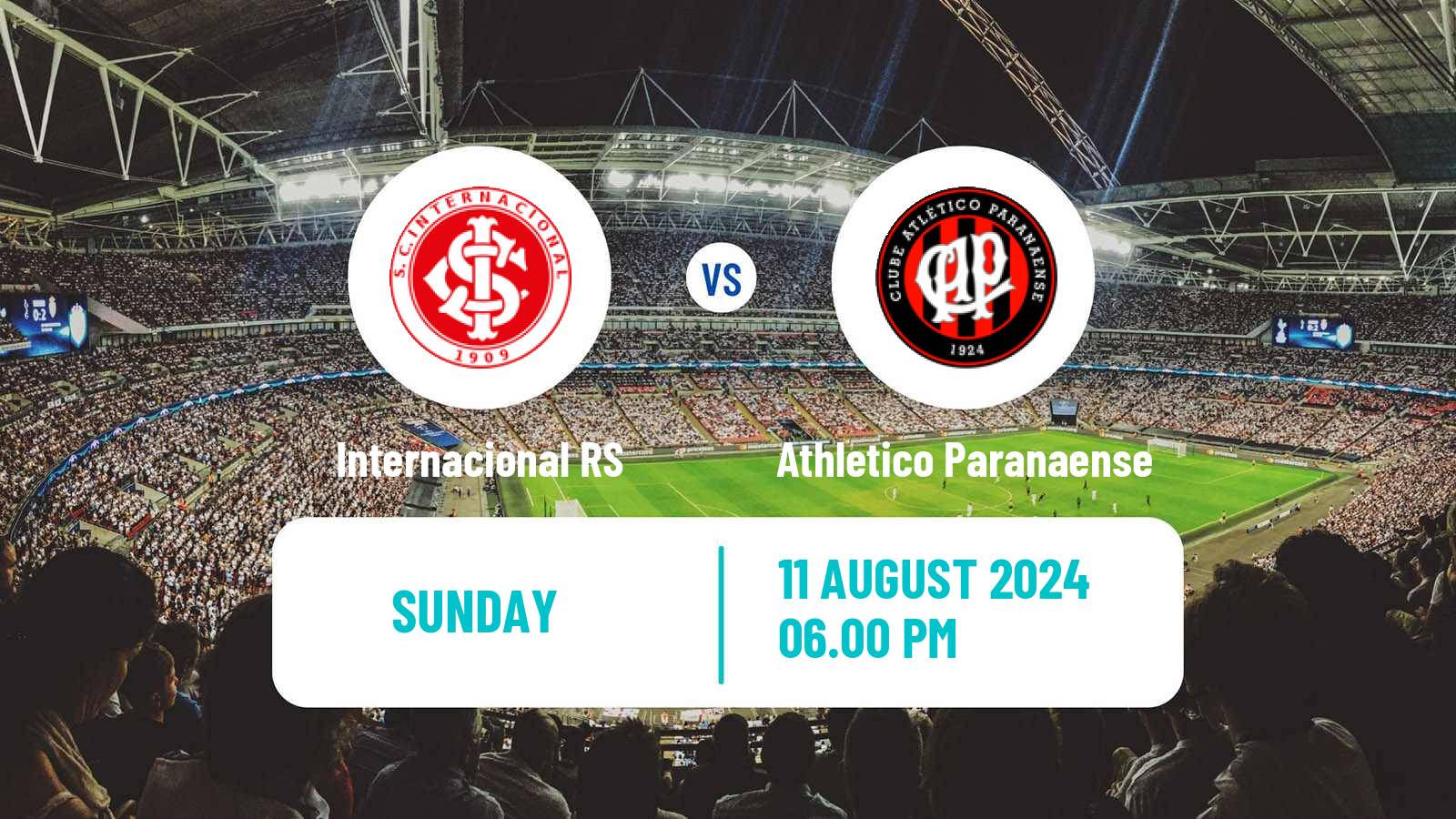 Soccer Brazilian Serie A Internacional RS - Athletico Paranaense