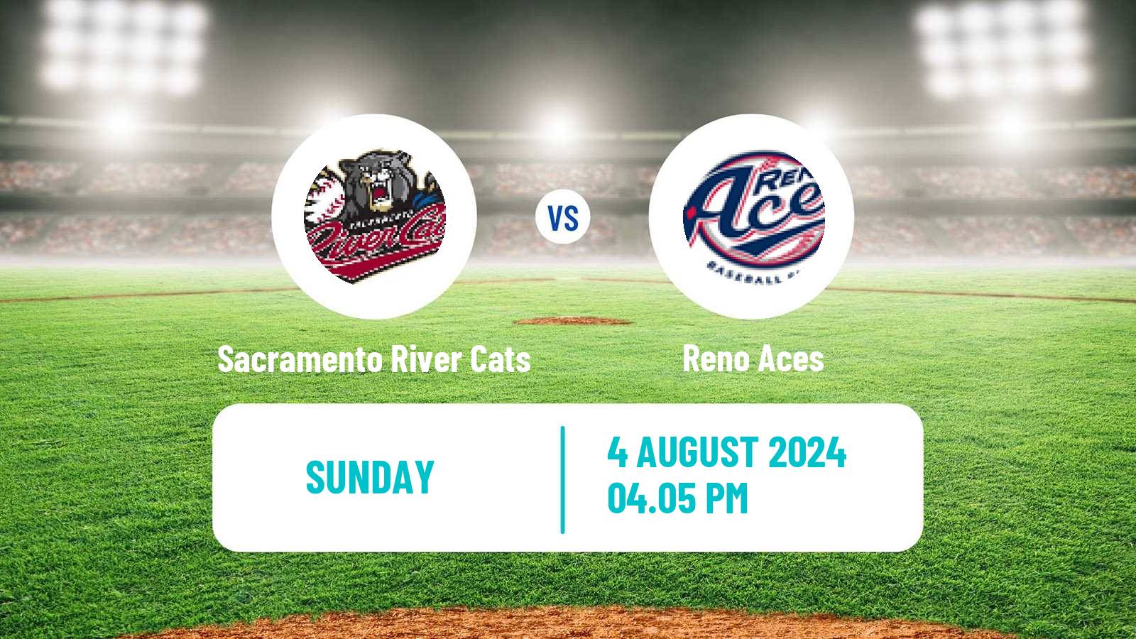 Baseball PCL Sacramento River Cats - Reno Aces