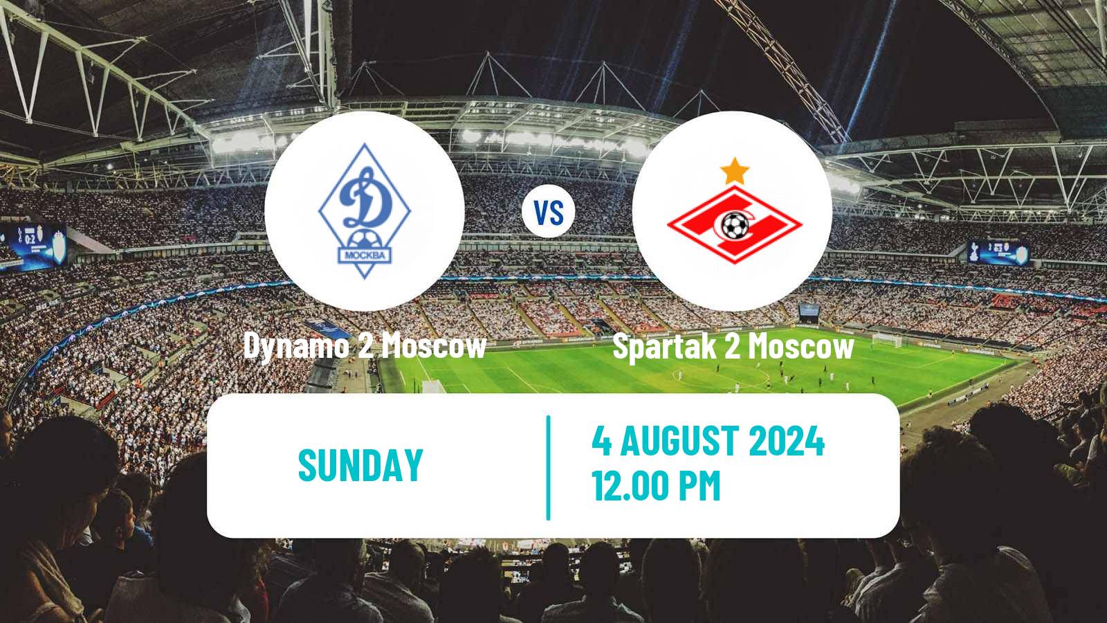 Soccer FNL 2 Division B Group 2 Dynamo 2 Moscow - Spartak 2 Moscow