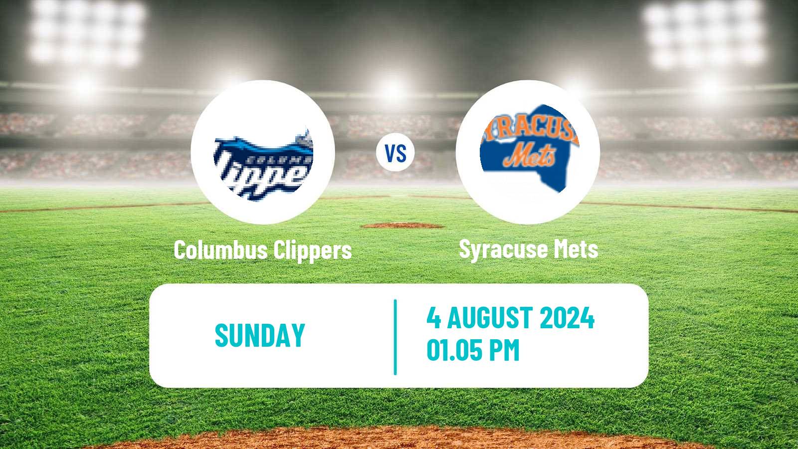 Baseball IL Columbus Clippers - Syracuse Mets