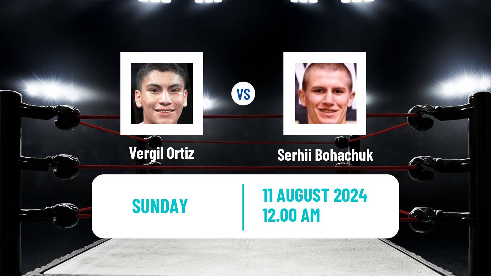 Boxing Super Welterweight WBC Title Men Vergil Ortiz - Serhii Bohachuk