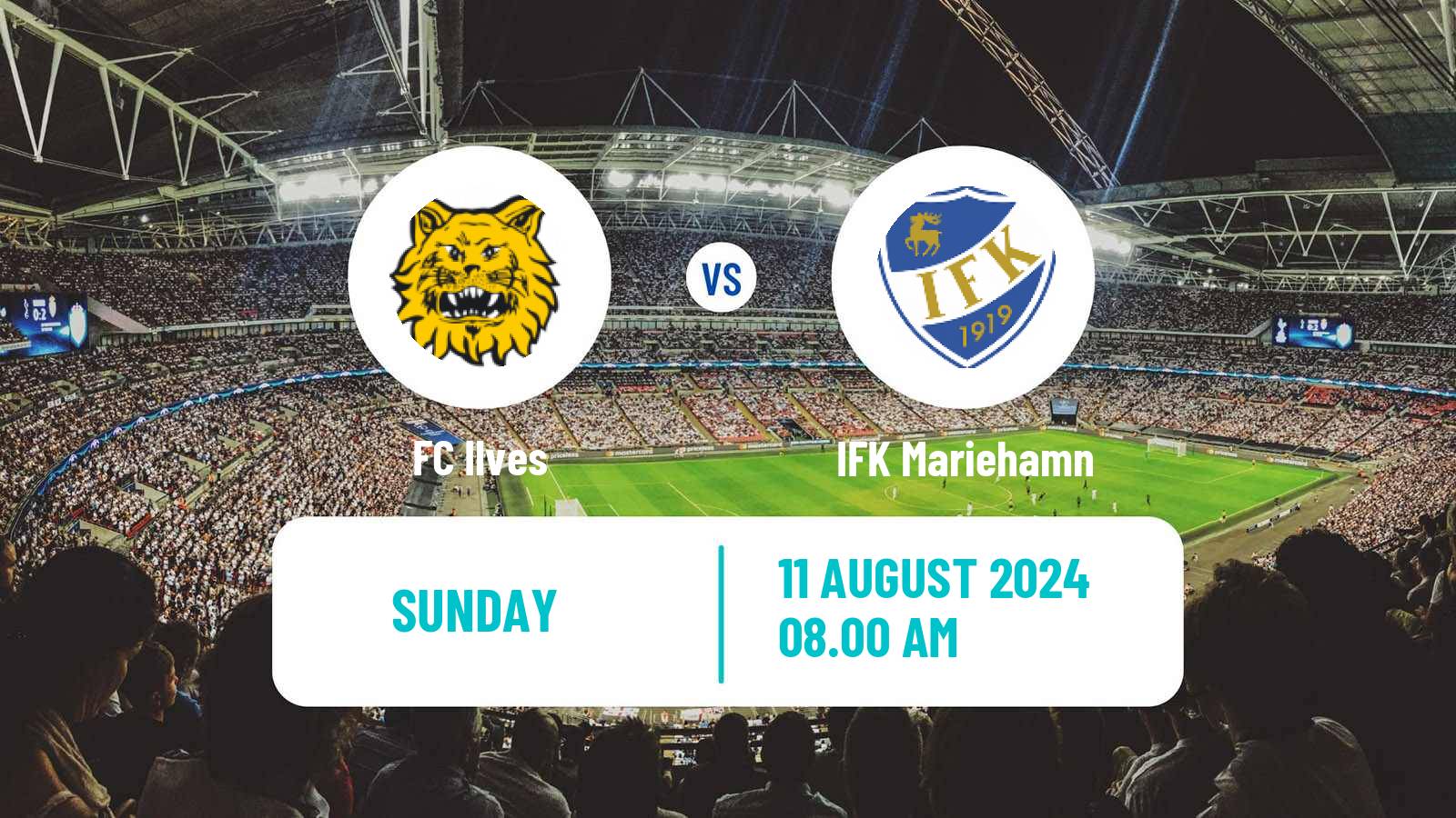 Soccer Finnish Veikkausliiga Ilves - IFK Mariehamn