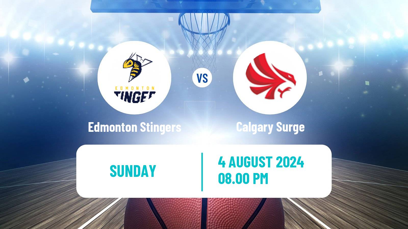 Basketball Canadian CEBL Edmonton Stingers - Calgary Surge