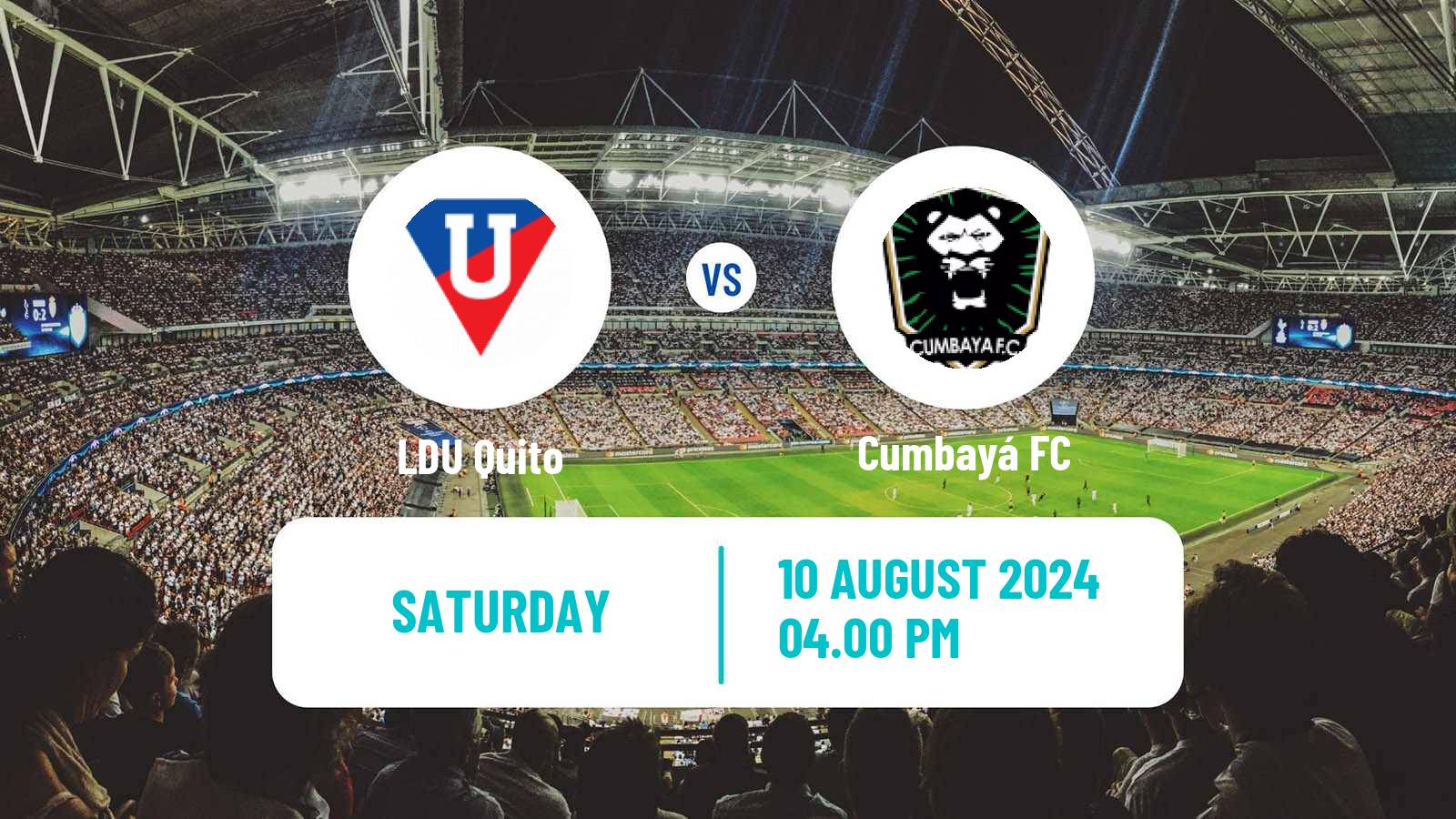 Soccer Ecuadorian Liga Pro LDU Quito - Cumbayá